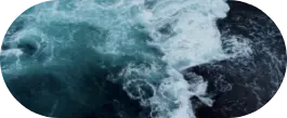 Sea moving from drone perspective